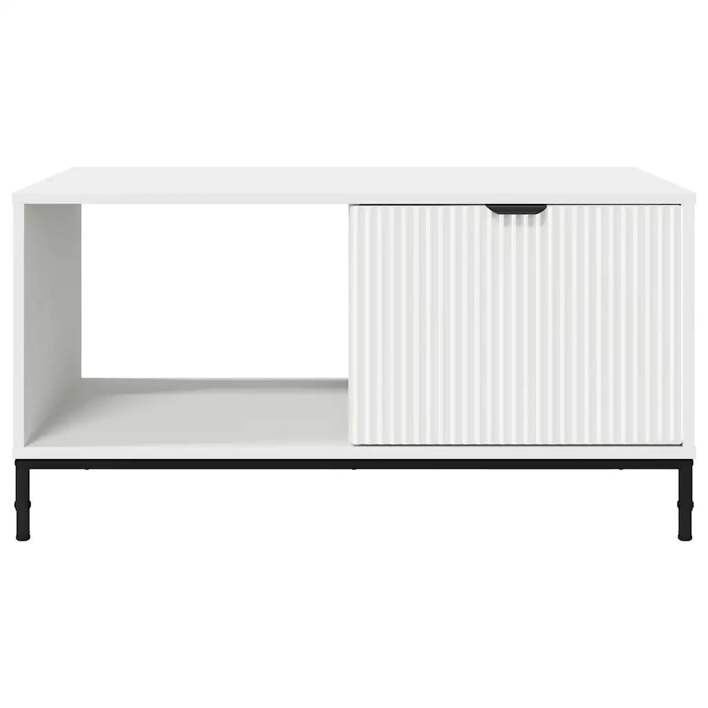 Tavolino da salotto Bianco 90 x 49 x 46 cm Legno multistrato
