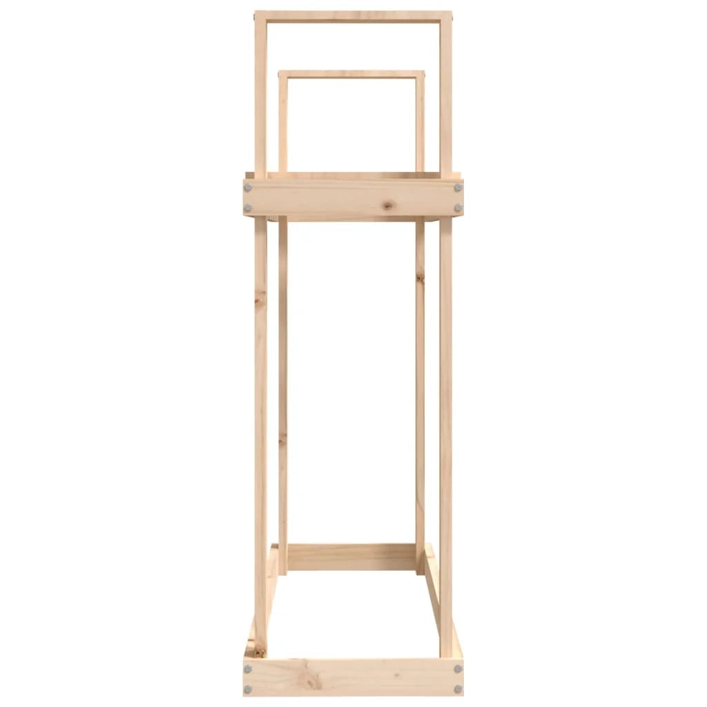 Portalegna portalegna organizer portaoggetti 110 x 35 x 108,5 cm legno di pino pino naturale 02_0045119