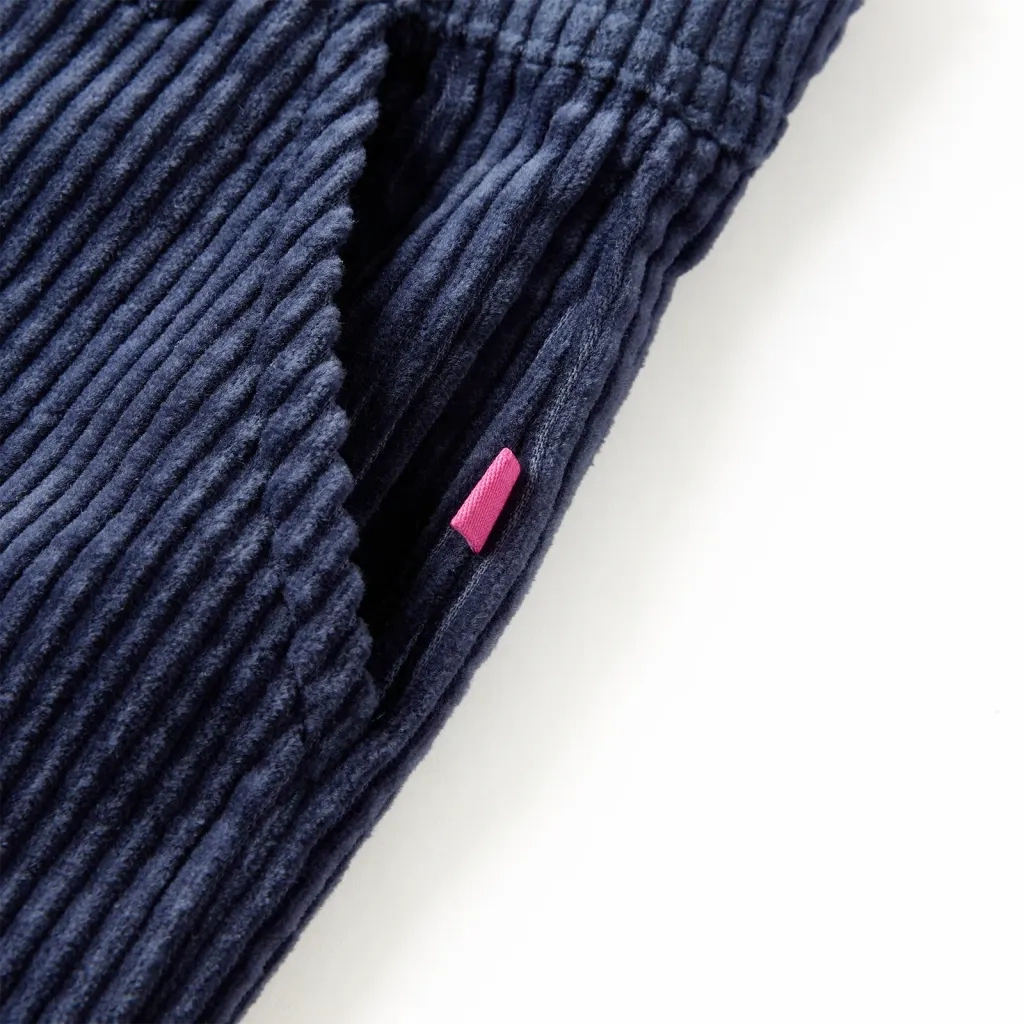 Pantaloni da Bambino in Velluto a Coste Blu Marino 92 CFW5845769
