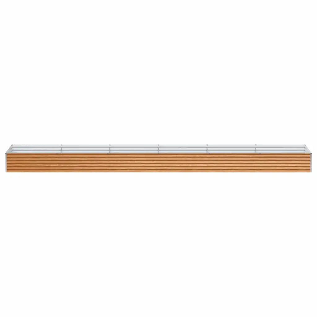 Letto rialzato da giardino 582 x 100 x 36 cm Acciaio zincato 42017363