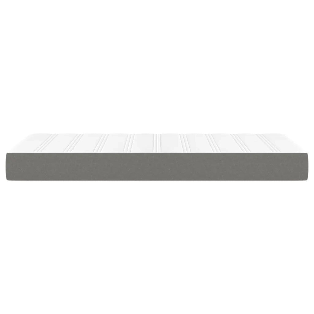 Materasso a Molle Insacchettate Rigidità Media Grigio Scuro 80x200x20 cm 347675