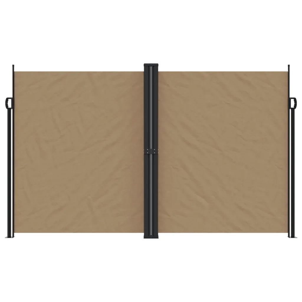 Tenda da Sole Laterale Retrattile Tortora 200x1200 cm 4004859