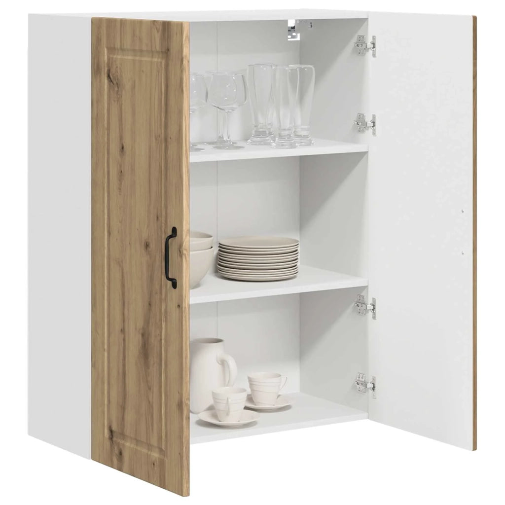 Mobile da cucina con porta-Armadio da cucina Rovere artigianale 80 x 31 x 100 cm 185621