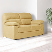 Divano 2 posti Alenda tessuto Roma14 colore giallo 160x98x92h