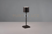FERNANDEZ LAMPADA DA ESTERNO DA APPOGGIO RICARICABILE SU BASE A INDUZIONE NERA CON REGOLAZIONE INTENSITA', TEMPERATURA DI COLORE E RGB H.38CM IP54 LED 1,5 W 130 lm, 2.700 + 4.000 + 6.000 K