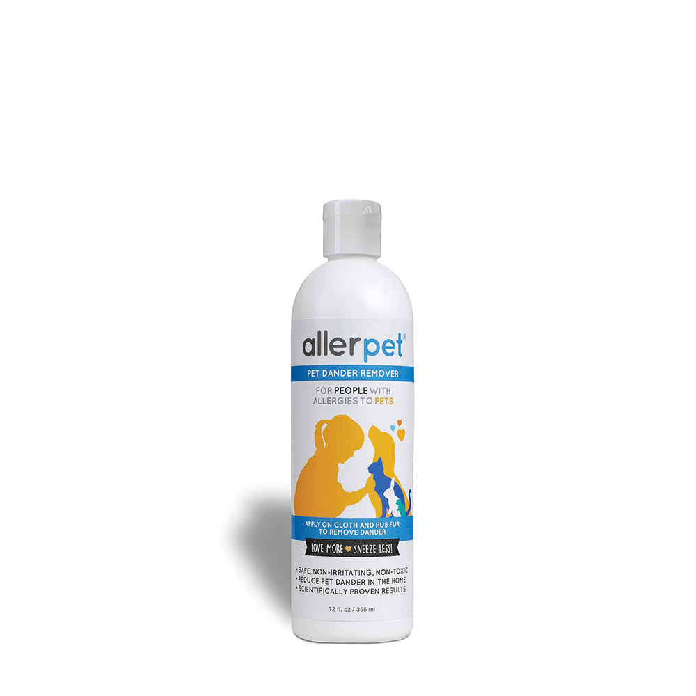 Allerpet Pet Dander Remover - Soluzione per il Sollievo dalle Allergie (355 ml)