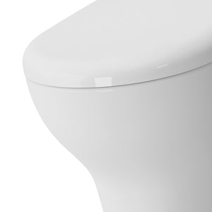 Vaso a pavimento filo muro con scarico parete in ceramica - Serie Zentrum