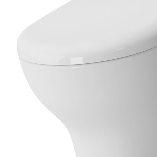 Vaso a pavimento filo muro con scarico parete in ceramica - Serie Zentrum