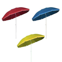 OMBRELLONE DA SPIAGGIA COLORI ASSORTITI ROSSO, GIALLO E BLU CAD UNO