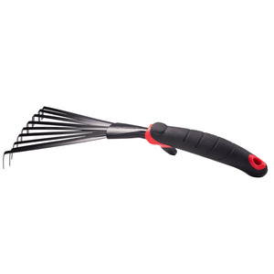 SCOPETTA 9 DENTI CON MANICO GOMMATO.