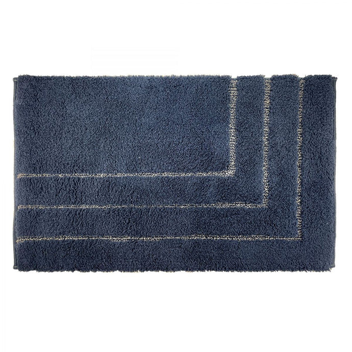 TAPPETO IKONA 55X90CM DARK DENIM IN COTONE