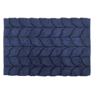 TAPPETO TRECCIA 60X90CM DARK DENIM IN COTONE