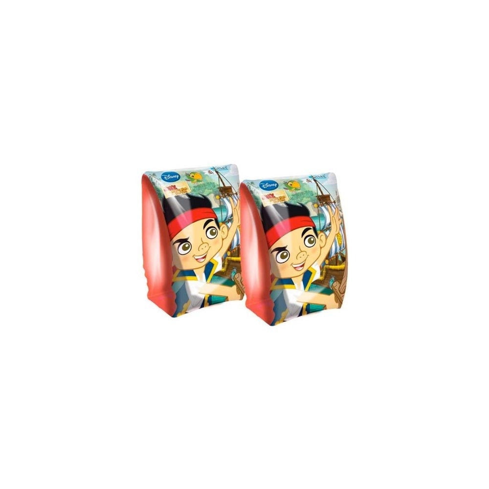 Trade Shop - Braccioli Mare Gonfiabili Per Bambini Jake Il Pirata 25 X 15 Cm Salvagente -