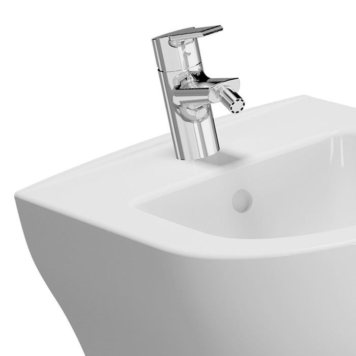 Bidet a pavimento filo muro in ceramica - Serie Zentrum