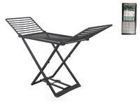 Stendibiancheria alicante in polipropilene con prolunghe colore antracite.