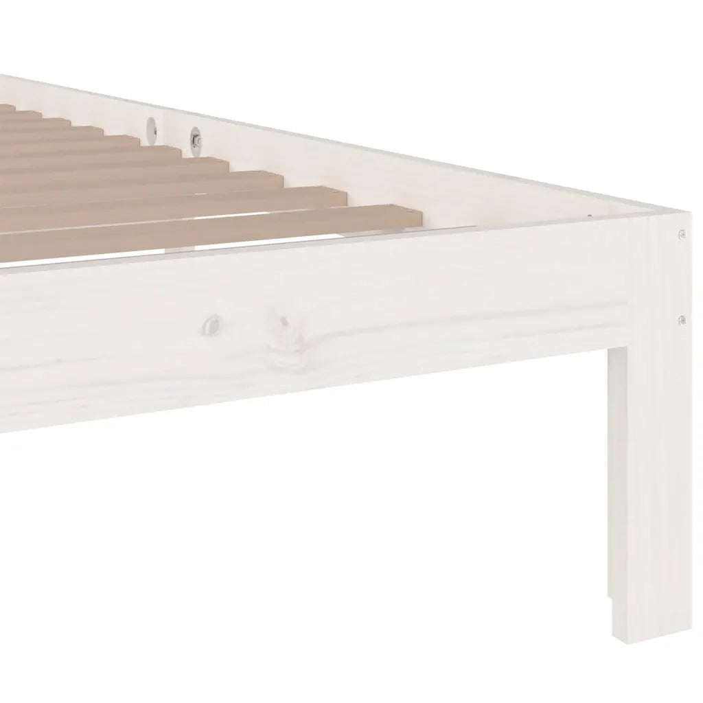 Giroletto Bianco in Legno Massello 90x200 cm 814740