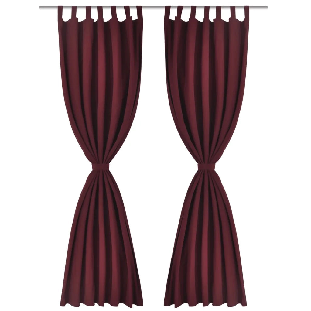 Tende Micro-Raso BordÃ² 2 pezzi con Occhielli 140 x 225 cmcod mxl 106445
