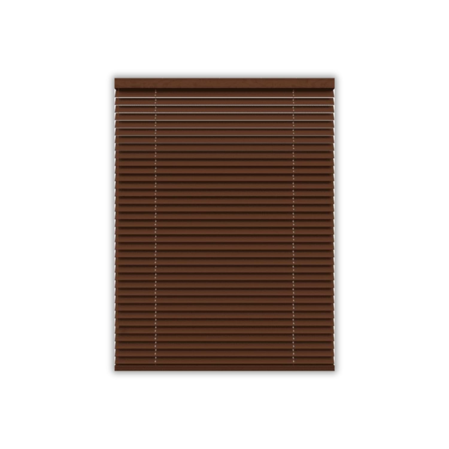 Veneziana PVC Vari Colori Lamelle Regolabili Varie Misure Privacy Protezione Solare Casa Ufficio Misura : 60 x 160 , Colore: Marrone