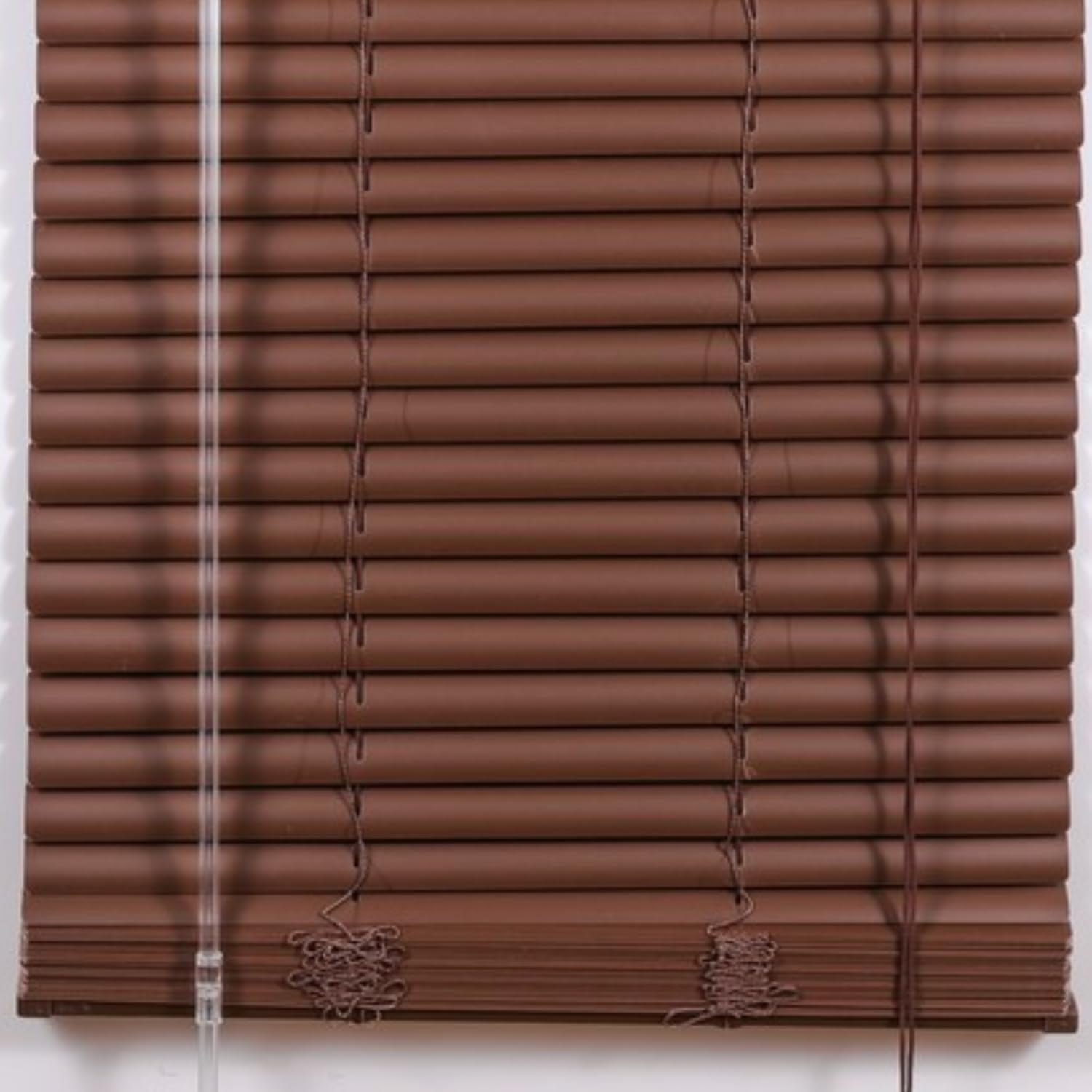 Veneziana PVC Vari Colori Lamelle Regolabili Varie Misure Privacy Protezione Solare Casa Ufficio Misura : 60 x 160 , Colore: Marrone