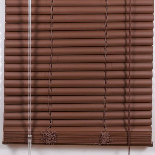 Veneziana PVC Vari Colori Lamelle Regolabili Varie Misure Privacy Protezione Solare Casa Ufficio Colore: Marrone , Misura : 60 x 160