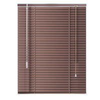 Veneziana PVC Vari Colori Lamelle Regolabili Varie Misure Privacy Protezione Solare Casa Ufficio Misura : 60 x 160 , Colore: Marrone