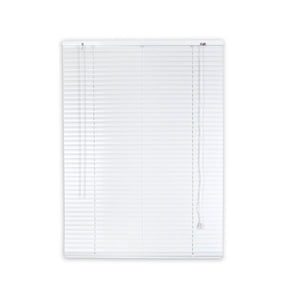 Veneziana PVC Vari Colori Lamelle Regolabili Varie Misure Privacy Protezione Solare Casa Ufficio Colore: Bianco, Misura : 120 x 160