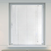 Veneziana PVC Vari Colori Lamelle Regolabili Varie Misure Privacy Protezione Solare Casa Ufficio Colore: Bianco, Misura : 60 x 160