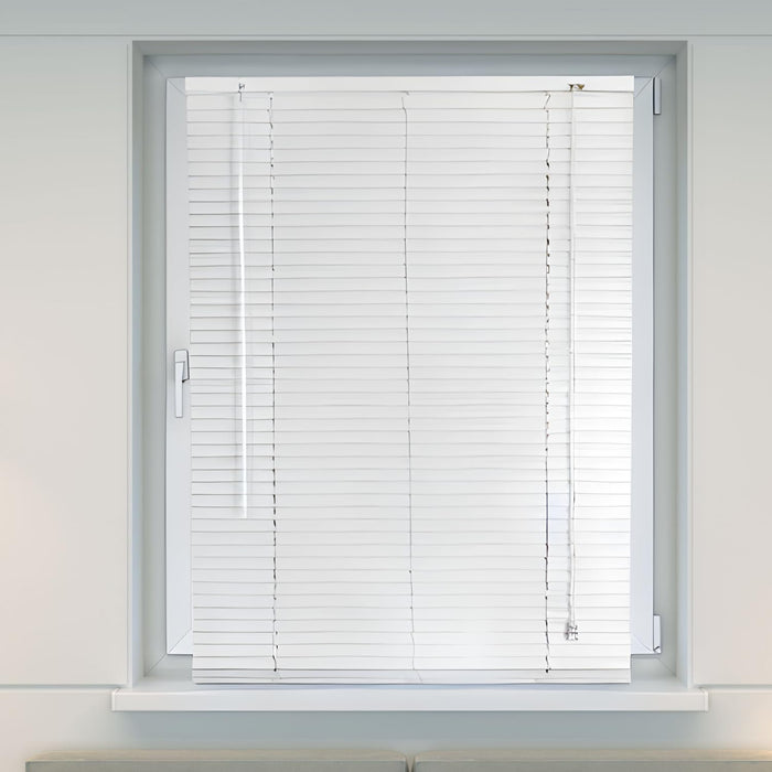 Veneziana PVC Vari Colori Lamelle Regolabili Varie Misure Privacy Protezione Solare Casa Ufficio Colore: Bianco, Misura : 60 x 160