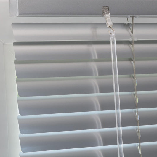 Veneziana PVC Vari Colori Lamelle Regolabili Varie Misure Privacy Protezione Solare Casa Ufficio Misura : 50 x 160 , Colore: Bianco