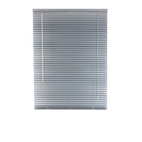 Veneziana PVC Vari Colori Lamelle Regolabili Varie Misure Privacy Protezione Solare Casa Ufficio Misura : 60 x 160 , Colore: Grigio