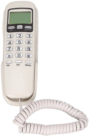 Telefono da Scrivania con Display LCD - Multifunzionale - Suoni di Allarme Regolabili - Funzione di Illuminazione a Batterie Senza Fili - Compatta e Leggera - Tastiera Facile da Usare - Telefono da Ufficio