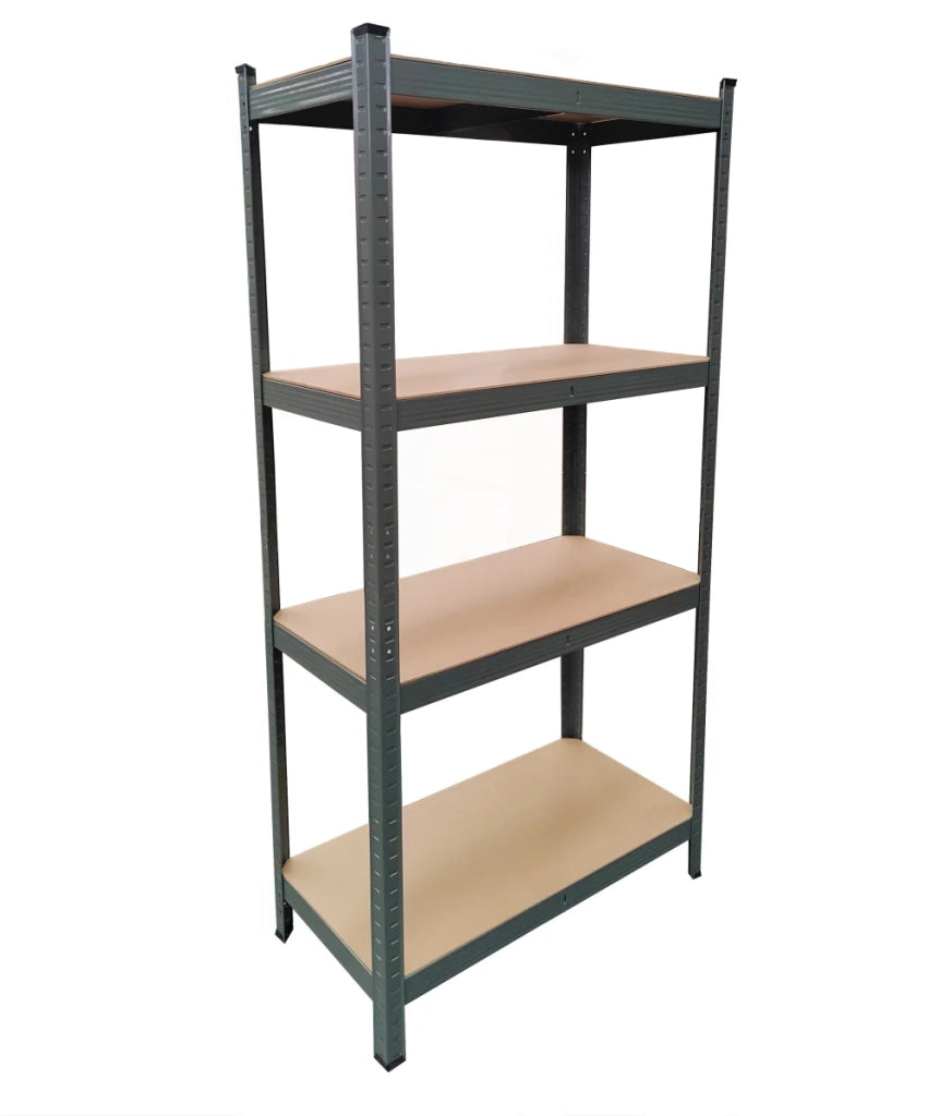 SET 2x ripiani resistenti 80 x 40 x 160 cm, verniciati grigio