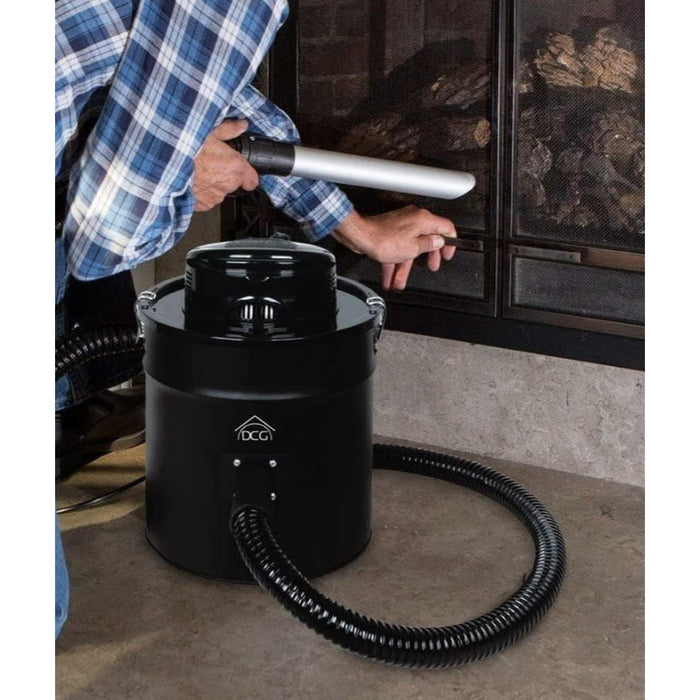 Dcg Bs8800 Aspiracenere Con Motore Capacita' 20l - Tubo Flessibile In Alluminio 1200w Nero