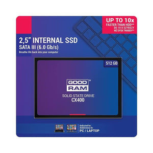 Goodram Internal SSD 2,5  512GB CX400
