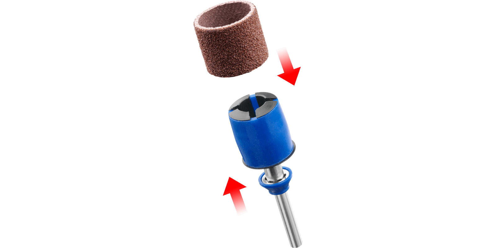 DREMEL® EZ SpeedClic: Mandrino e cilindri per levigatura (SC407) - 2615S407JA