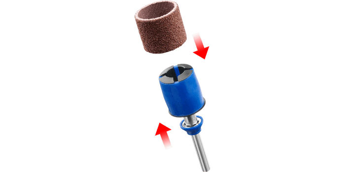 DREMEL® EZ SpeedClic: Mandrino e cilindri per levigatura (SC407) - 2615S407JA