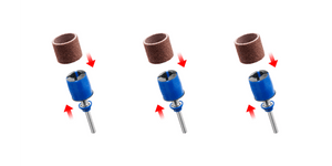 DREMEL® EZ SpeedClic: Mandrino e cilindri per levigatura (SC407) - 2615S407JA
