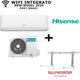 Hisense Easysmart 12000 BTU R32 2025 Wi-Fi integrato+Superior Staffa Universale