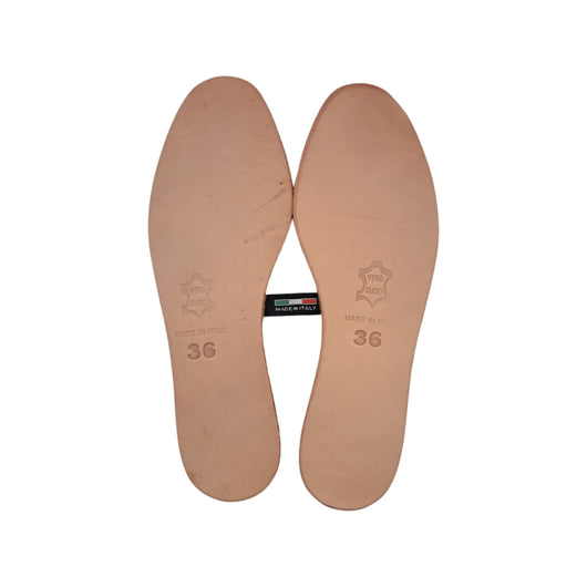 Soletta In Cuoio Naturale Ecologica - Misure da 36 a 47 EcoPrice® Numero Scarpa: 36