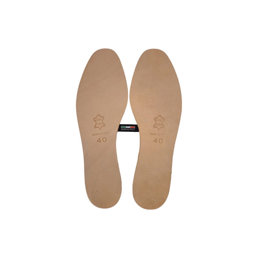 Soletta In Cuoio Naturale Ecologica - Misure da 36 a 47 EcoPrice® Numero Scarpa: 40