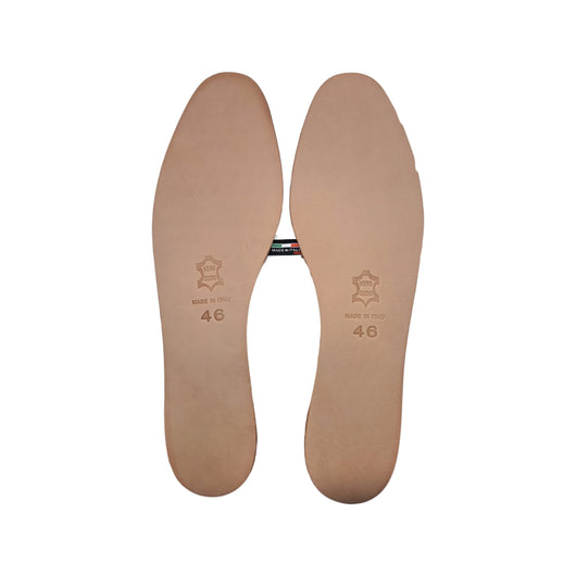 Soletta In Cuoio Naturale Ecologica - Misure da 36 a 47 EcoPrice® Numero Scarpa: 46