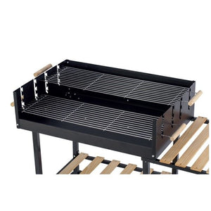 BARBECUE A CARBONE CON DOPPIA GRIGLIA 116X56 CM GAUCHO
