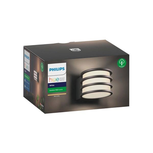 APPLIQUE PARETE DA ESTERNO CON LAMPADINA HUE LUCCA PHILIPS