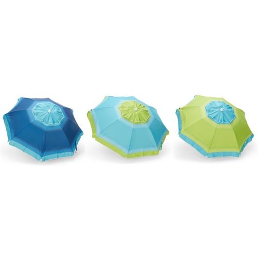 OMBRELLONE SPIAGGIA D240CM COLORI ASSORTITI PREZZO CAD UNO