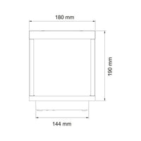 LAMPADA A RICARICA SOLARE NERA DA ESTERNO VISOR SOLAR BENEITO