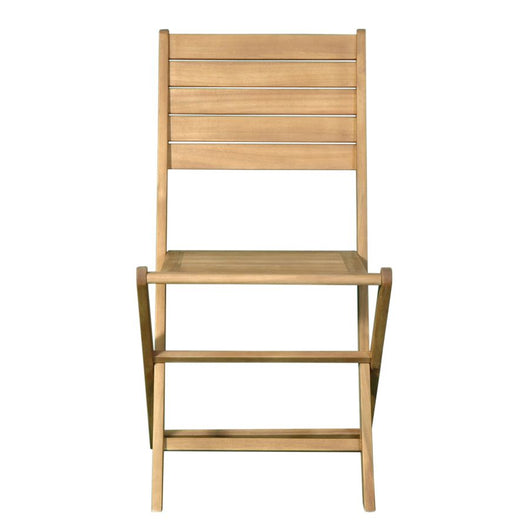 SEDIA PIEGHEVOLE LEGNO DI ACACIA SENZA BRACCIOLI 42X58X86HXCM