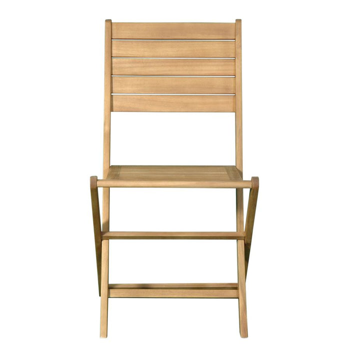 SEDIA PIEGHEVOLE LEGNO DI ACACIA SENZA BRACCIOLI 42X58X86HXCM