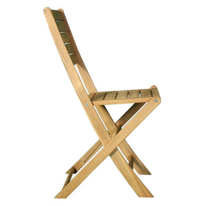 SEDIA PIEGHEVOLE LEGNO DI ACACIA SENZA BRACCIOLI 42X58X86HXCM