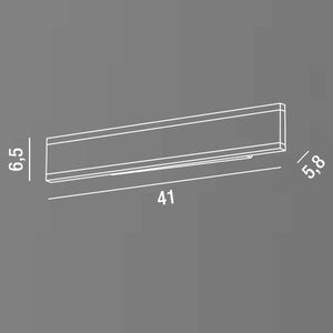 APPLIQUE DA PARETE BIEMISSIVA BIANCA KANTE PERENZ