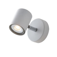 APPLIQUE DA PARETE ORIENTABILE BIANCA 1 LUCE ZERO FAN EUROPE